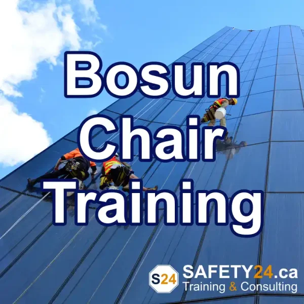 Bosun chair training