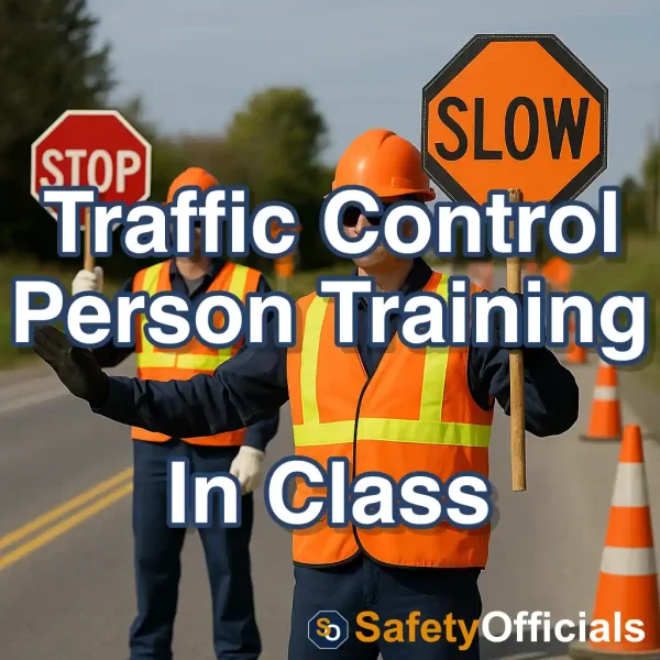 Traffic Control Person Training (Classroom training) Refresher 1 Traffic Control Person Training - In Class